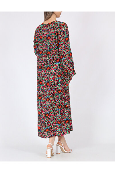 PIECES Long dress, mix colors