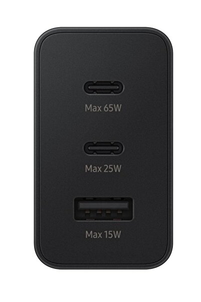 Samsung TYPE-A & TYPE-C 65W ADAPTÖR - SİYAH