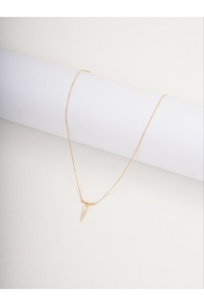 By Ola Accessories VIP Paslanmaz Çelik 14K Altın Rengi Kolye