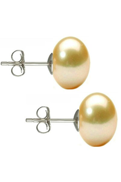 Kaskadda Cercei Perle Mari Crem, Naturale, 9–10 mm, Tip Șurub, Argint 925 – Calitate AAA | KASKADDA®