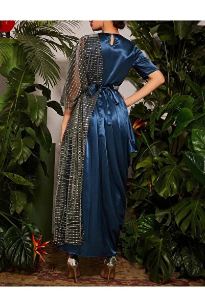 Evendi Long dress, Blue