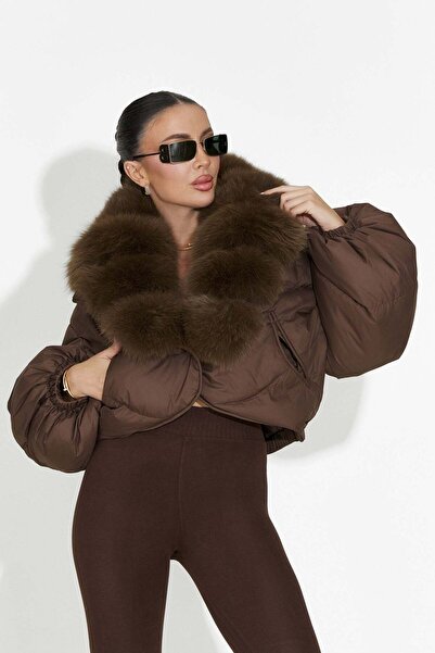 SWISS Brown women's jacket Selvoria Bogas