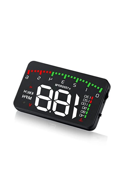 MDSTECH “3.5’’ OBD2 HUD Head Up Display – Araç Hız RPM Su Sıcaklığı Voltaj Uyarı Sistemli Dijital Gösterge”