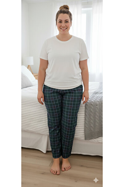 ŞERİCE Women's Plus Size Pajama Bottoms (Size Measurements Are in the Description)