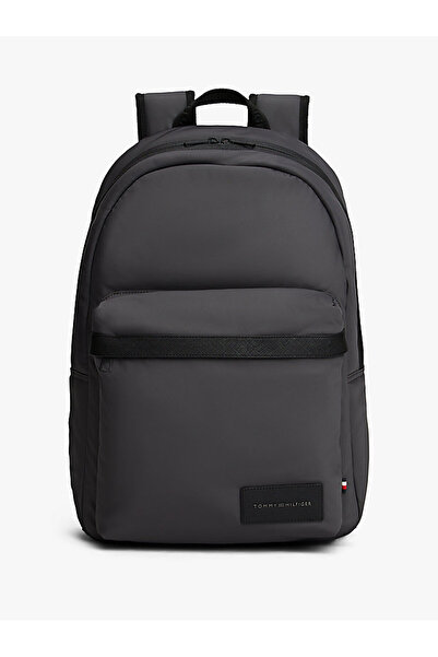 Tommy Hilfiger Textile Logo Patch Dome Backpack