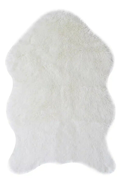 OEM Artificial fur Lucia white 100cm x 60 cm