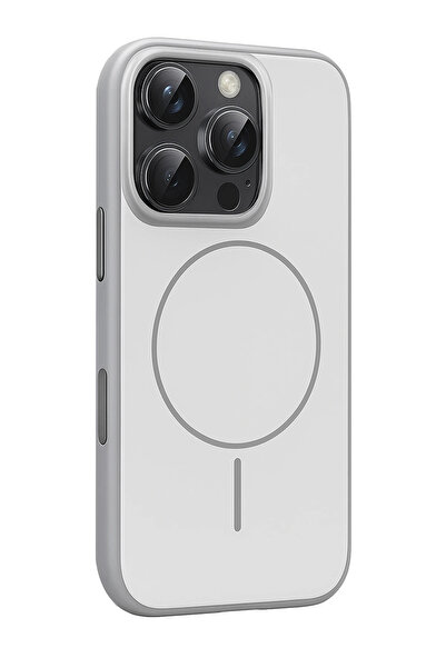 Fuchsia Apple iPhone 16 Pro Max Neva Magsafe Compatible Cover - Gray