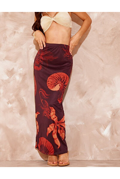 Evendi Skirt, Burgundy