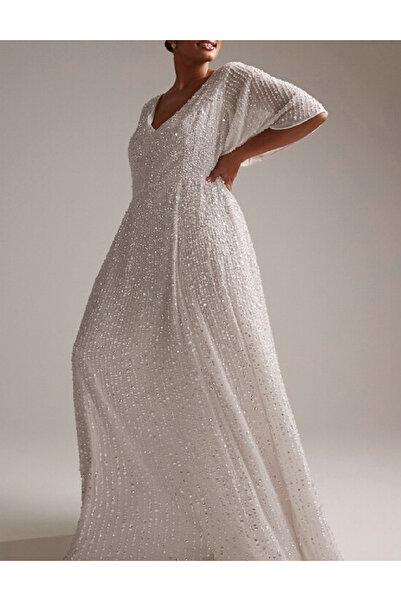 Evendi Long dress, White