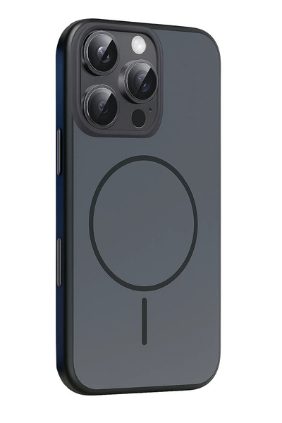 Fuchsia Apple iPhone 16 Pro Max Neva Magsafe Compatible Cover - Black