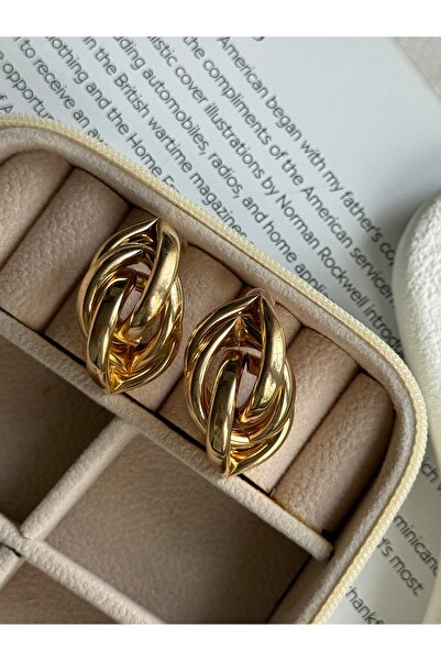 Rossetto Atelier Gold Whorl Küpe