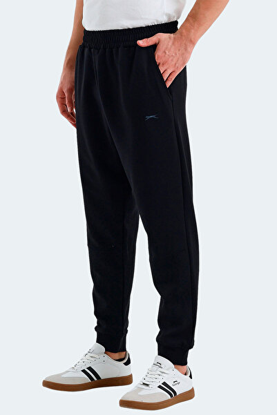 Slazenger Valerie Set of 2 Men's Black - Gray Sweatpants with Pockets
