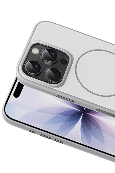 Fuchsia Apple iPhone 16 Pro Max Neva Magsafe Compatible Cover - Gray