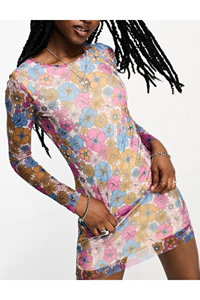 Fire & Glory Short dress, Floral print