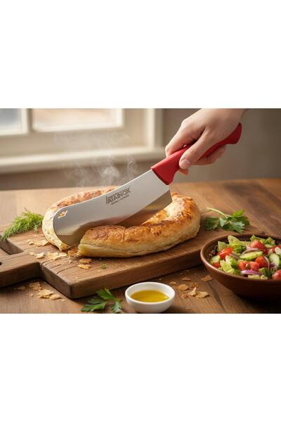 ATAINOX Salata- Börek Bıçağı-Kırmızı