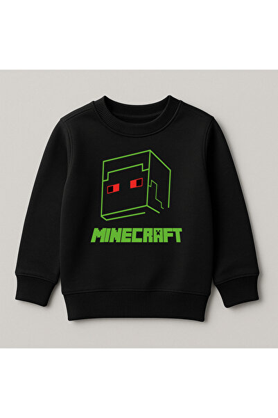 SVART WEAR Світшот для дітей з принтом Minecraft, 100% бавовна