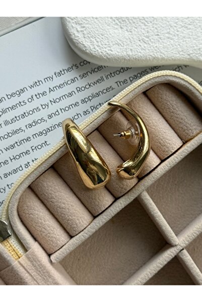 Rossetto Atelier Gold Fake Earrings