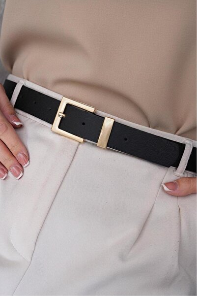 Mynoa Cureaua pentru femei cu cataramă pătrată, curea pentru jachetă, curea p...