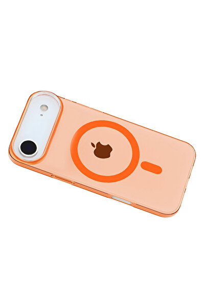 Fuchsia Apple iPhone 17 Air Pc Blank Magsafe Compatible Cover - Orange