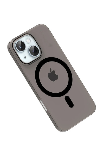 Fuchsia Apple iPhone 14 Pc Blank Magsafe Compatible Cover - Black