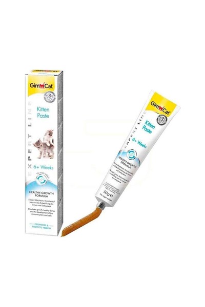 Gimcat Kitten Paste 50 g– Yavru Kediler İçin Bağışıklık ve Kemik Gelişimini Destekleyen Macun