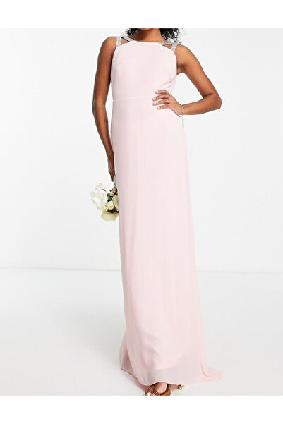 Evendi Long dress, Pink