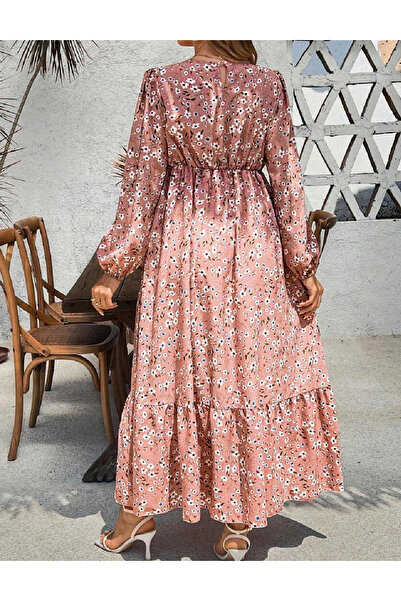 Evendi Long dress, Pink