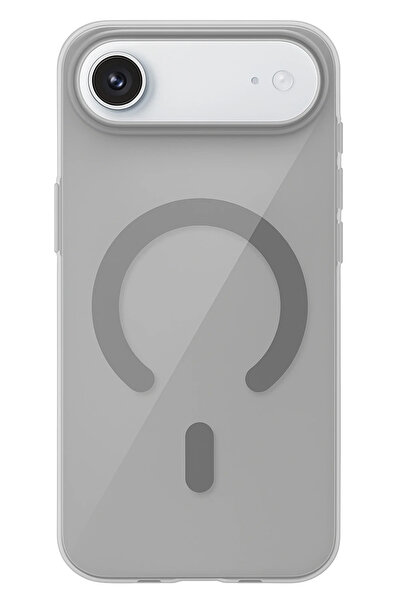 Fuchsia Apple iPhone 17 Air Pc Blank Magsafe Compatible Cover - Natural Gray