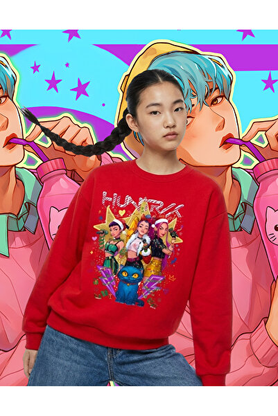 Little Aden سويت شيرت Kpop Demon Hunters ذو طابع العام الجديد