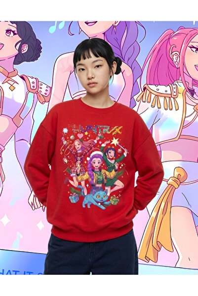 Little Aden سويت شيرت Kpop Demon Hunters ذو طابع العام الجديد