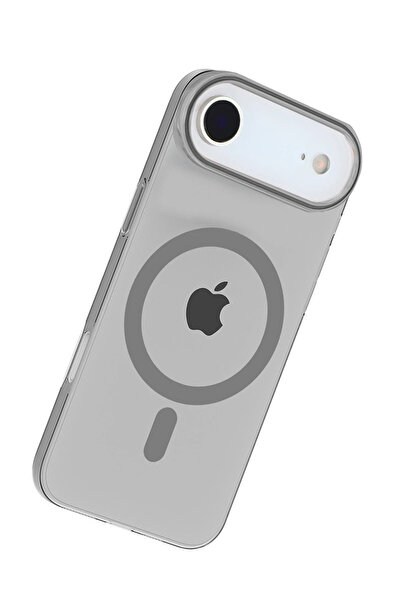 Fuchsia Apple iPhone 17 Air Pc Blank Magsafe Compatible Cover - Natural Gray