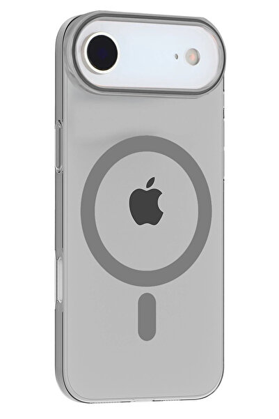 Fuchsia Apple iPhone 17 Air Pc Blank Magsafe Compatible Cover - Natural Gray