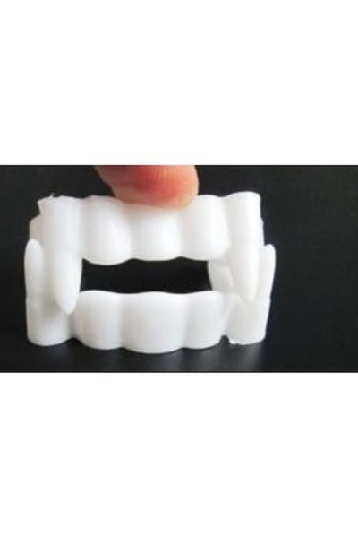 OEM Accesoriu pentru costum de Halloween cu dinți de vampir, plastic, alb