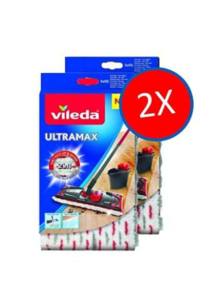 Vileda Pack 2 x Replacement Head for Ultramax Flat Mop