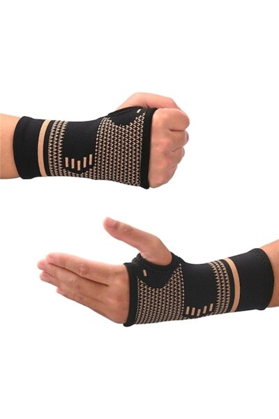 ASKSA ® Set de 2 mănuși de compresie cu fir de cupru, ameliorarea durerii la ...