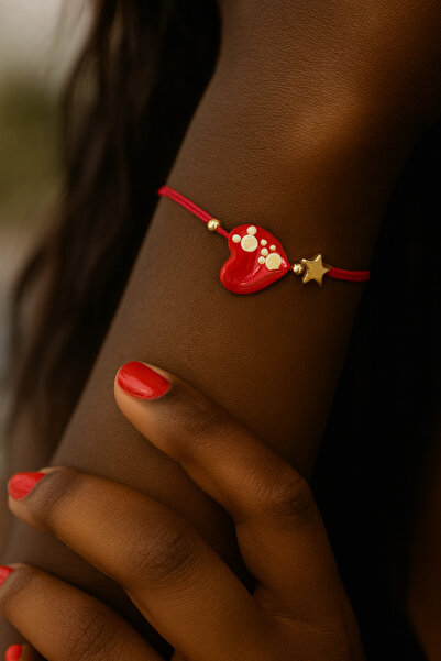 PaminBags Aksesuar Glass Heart Figured Io Bracelet Lns0052