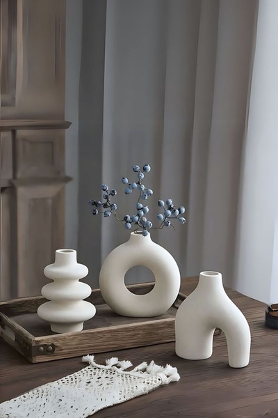 SZN HOME DESİGN Set triplu nordic boem