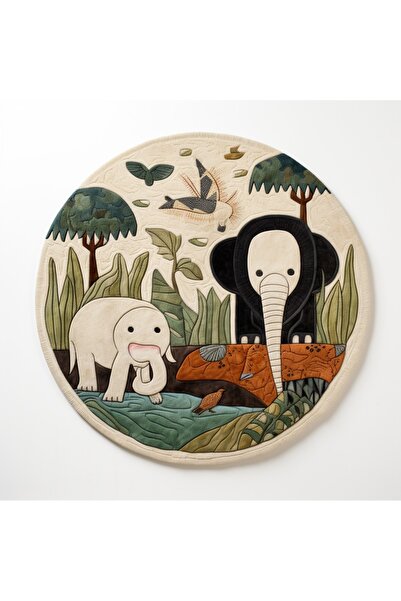 Rugs Modern Halı Συλλογή Dido Μοντέρνο Διακοσμητικό Χαλί με Θέμα το Δάσος, Σχ...