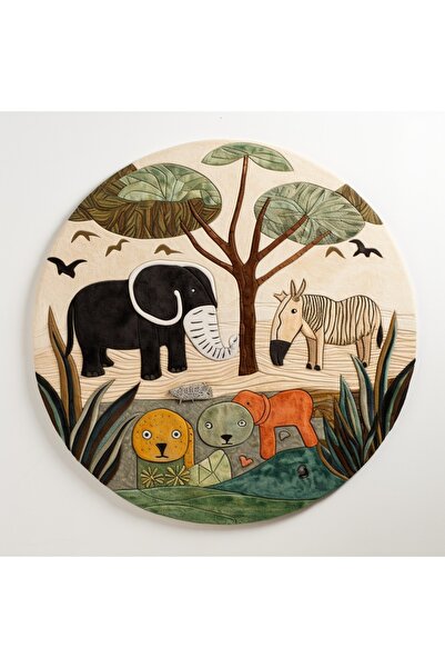 Rugs Modern Halı Συλλογή Dido Μοντέρνο Διακοσμητικό Χαλί με θέμα το Δάσος, με...