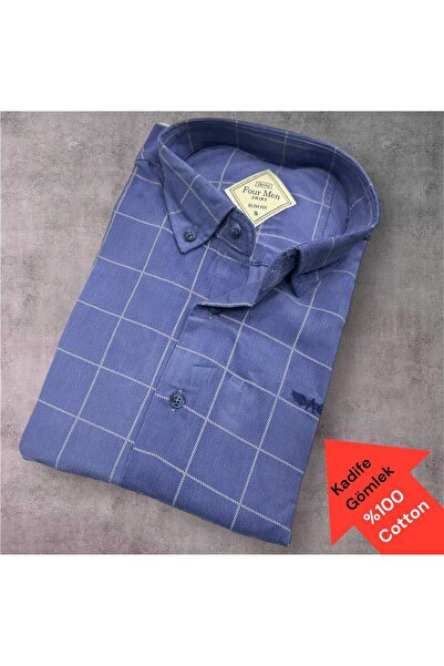 EREN STYLE Velvet 100% Cotton Long Sleeve Anti-Sweat Shirt (Slim Fit Patterns)