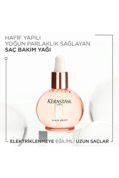 Kerastase Gloss Absolu Elektriklenmeye Egilimli Ve 2 Kat Daha Parlak Saçlar İçin Sac Bakim Yagı 45 ml