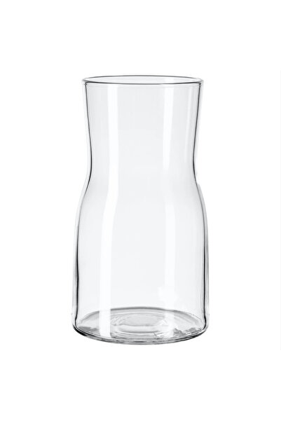 IKEA Tidvatten Glass Vase, Translucent Glass, 18 cm