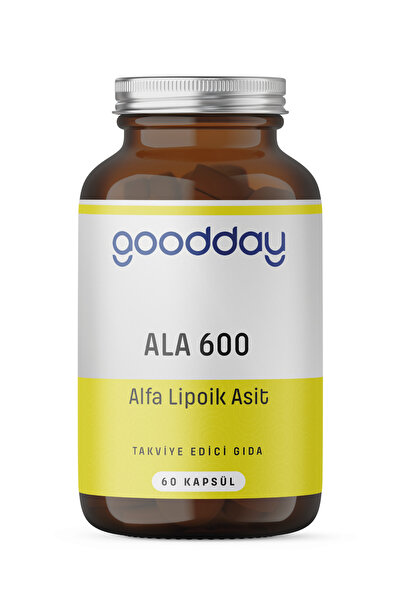 ASFSTORE Goodday Alfa Lipoik Asit ALA600 60 Kapsül