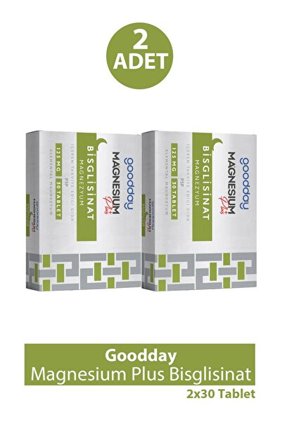 ASFSTORE Goodday Magnesium Plus Bisglisinat 30 Tablet 2 Adet