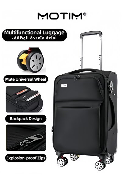 MOTIM Expandable Oxford Cloth Travel Luggage Softside Lightweight Durable Sui...