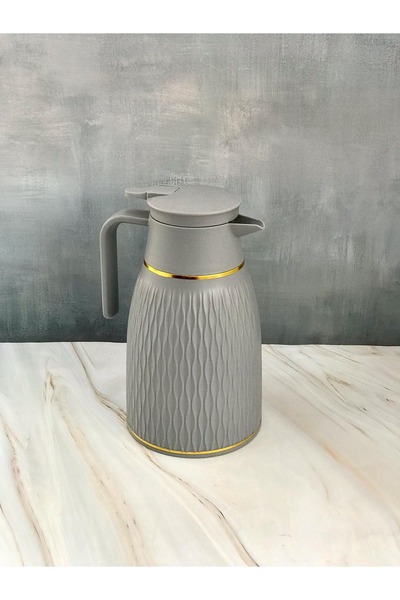 Generic 1L Thermos Bottle Perfect for Tea, Coffee, and Outdoor Activities, Grey