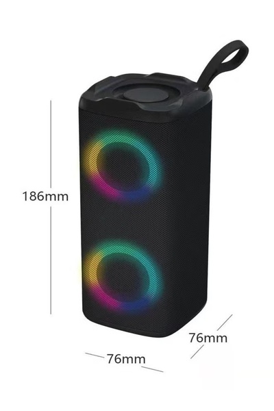 Generic Bluetooth Speaker IPX7 Waterproof Wireless USB Speaker LED Melody 70W High Volume Stereo Sound RGB
