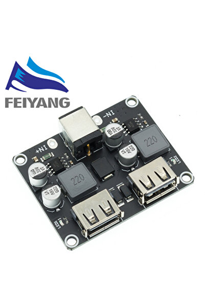 Choice10 محول تيار مستمر إلى تيار مستمر بمنفذين USB QC3.0 QC2.0 وحدة شحن تنحي...