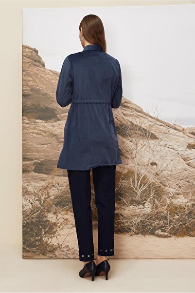 Alvina Velvet Tunic with Waist Tie 46245