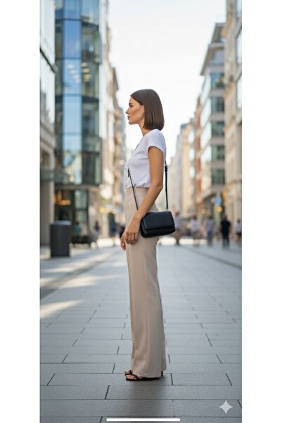 Erzani Kids Palazzo High Waist Crepe Lycra Front Tied Pants